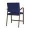 Lesro Newport Wide Hip Chair Metal Frame, Bronze, OH Cobalt Upholstery NP1261 - alternate 3